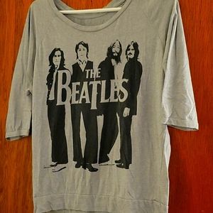 Beatles half sleeve shirt